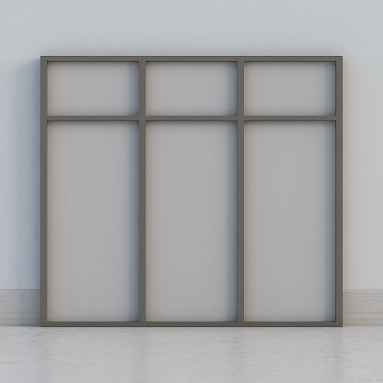 Sleek Minimalist Window 3D Model