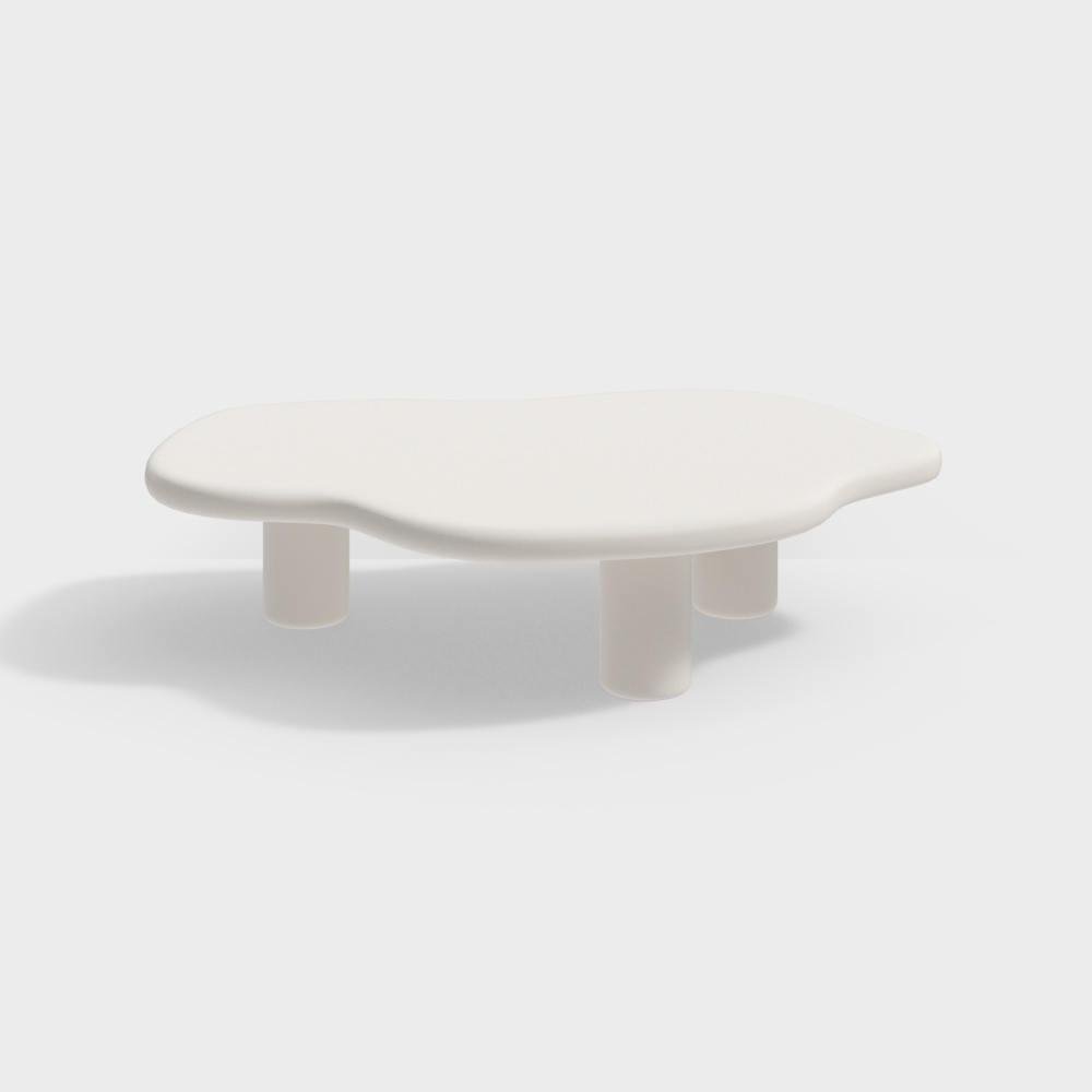 Sleek Coffee Table 3D Model – Modern Minimalist Design