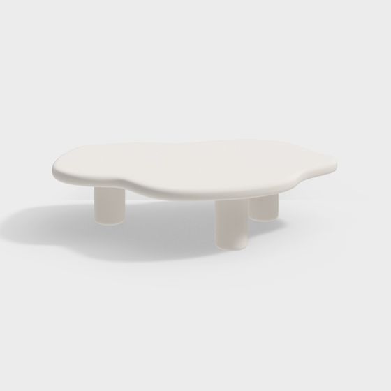 Sleek Coffee Table 3D model for Modern Spaces