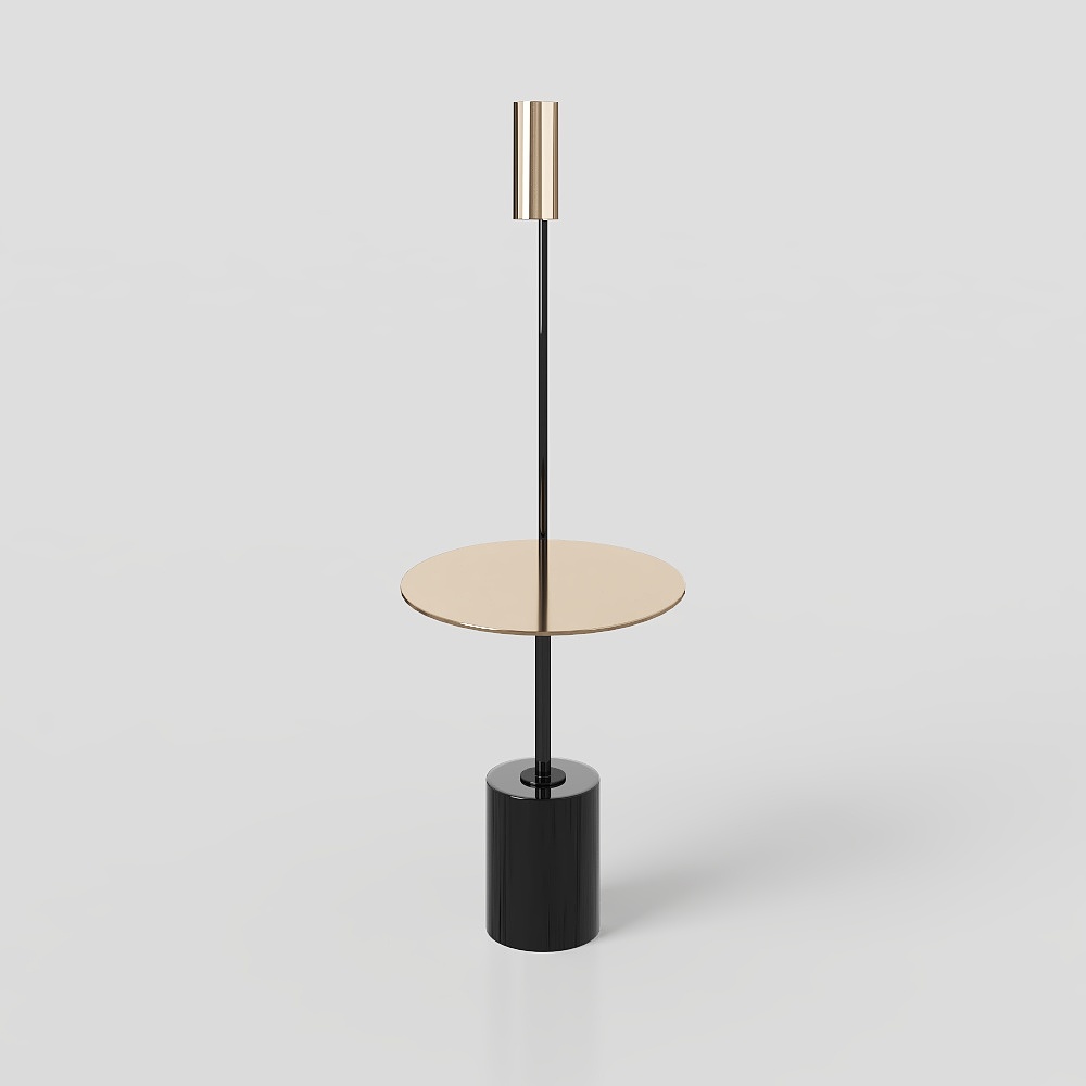 Modern Side Table Floor Lamp