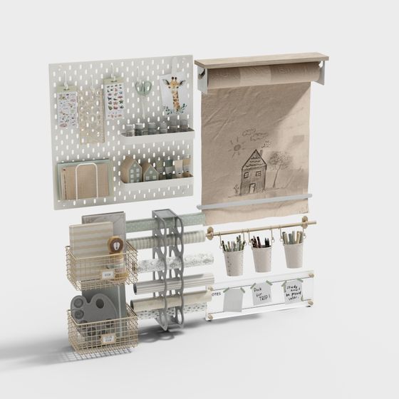 Artist Studio 3D model for Creative Spaces