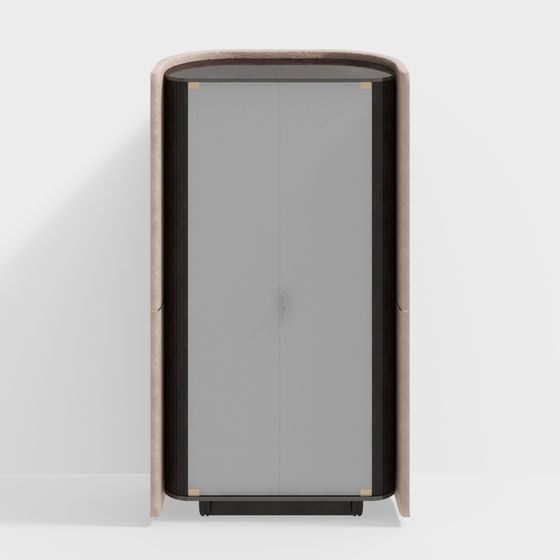 Urban Corner Storage Cabinet 3D model