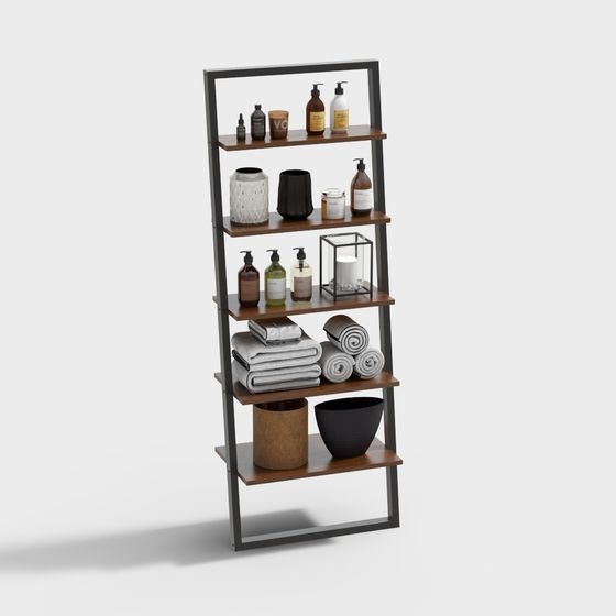 Urban Ladder Shelf 3D model for Modern Interiors