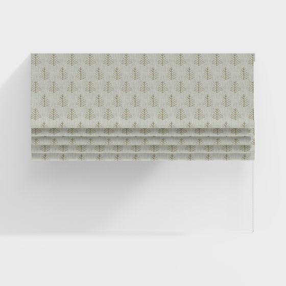 Low-Poly Roman Shade 3D model for Modern Interior Design