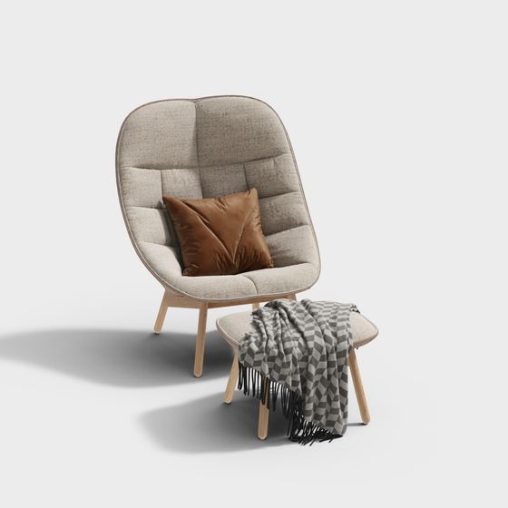 Cozy Retreat Chair 3D model