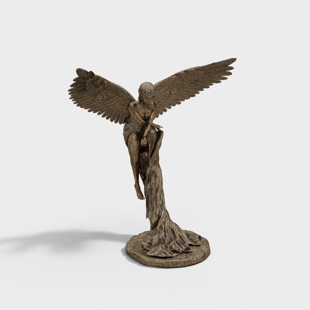 Soaring Angel 3D Model