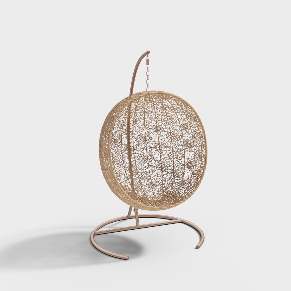 Silla Colgante de Ratán para Exteriores