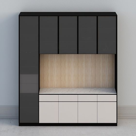 City Window Cabinet 3D model
