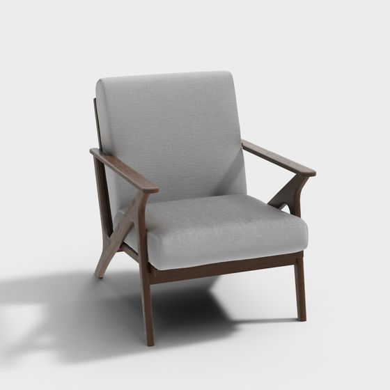 Mid-Century Modern Chair 3D model
