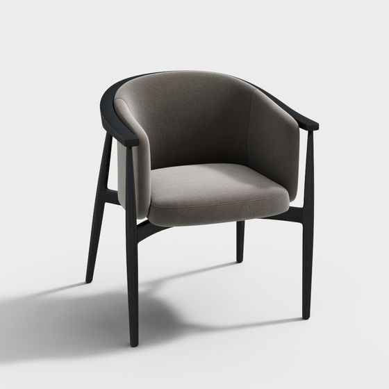 Urban Lounge Chair 3D model for Modern Spaces