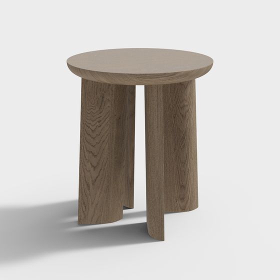 Stylish Round Table 3D model for Modern Interiors