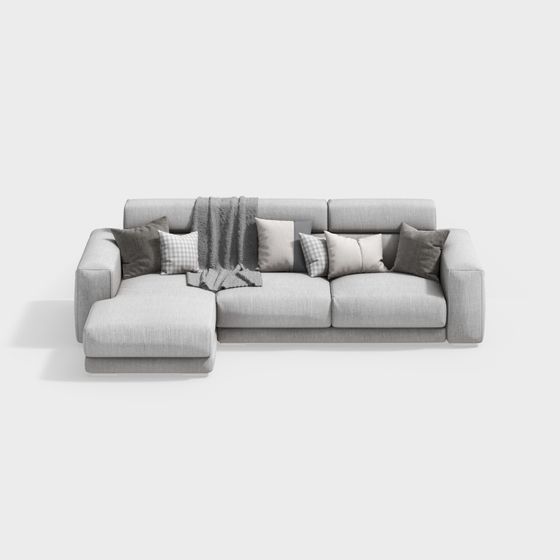 Urban Comfort Sofa 3D model