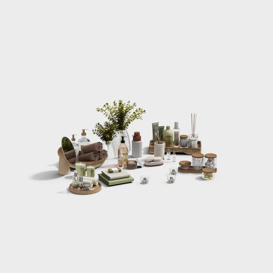 Forest Bathroom Collection 3D model