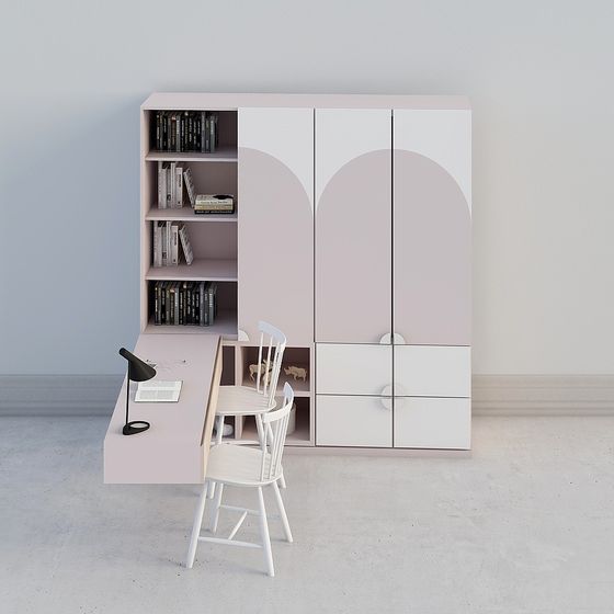 Urban Elegance Bookshelf 3D model