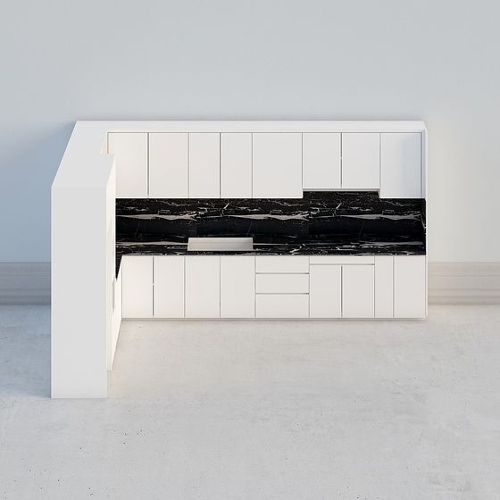 Urban Living Cabinet 3D model for Modern Spaces