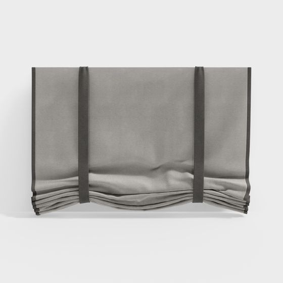Ruffled Curtain 3D Model