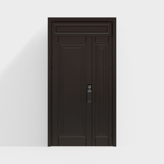 Modern Minimalist 3D Model Door