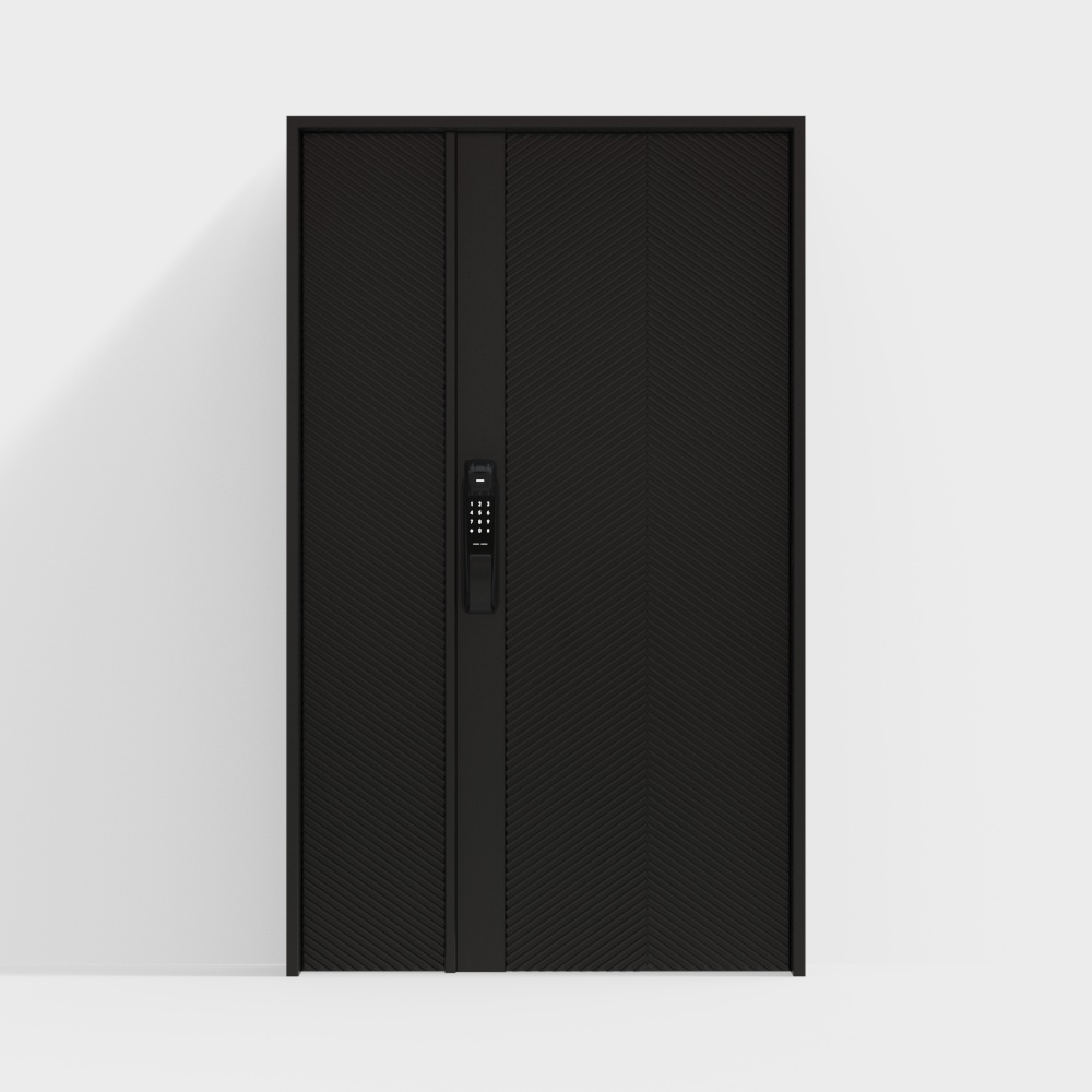 Moderne Einbruchsschutz-Tür