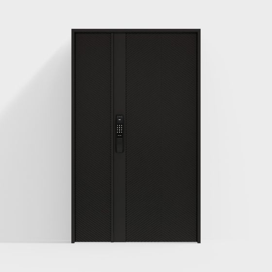 Moderne Einbruchsschutz-Tür