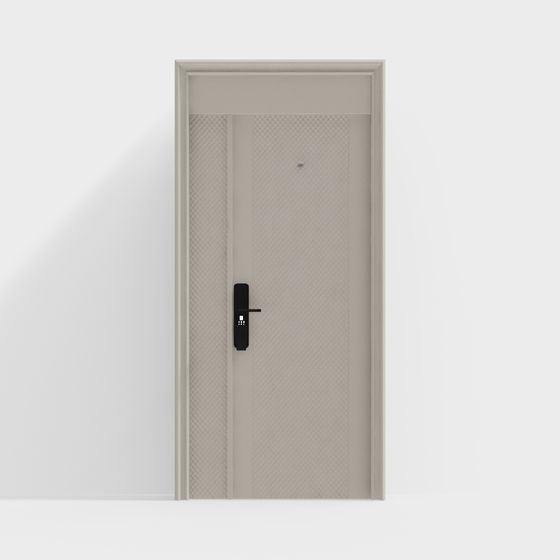 Elegant Minimalist Door 3D model