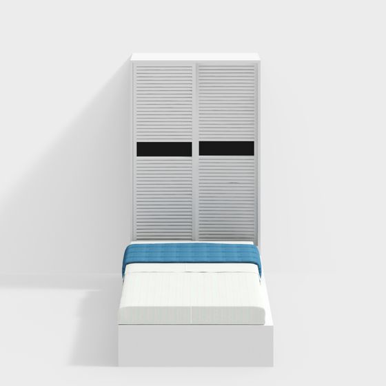 Urban Serenity Bed 3D model