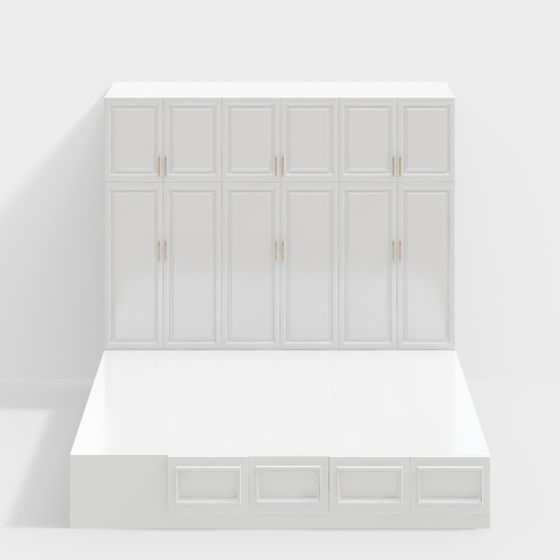 City Window Cabinet 3D model for Contemporary Spaces