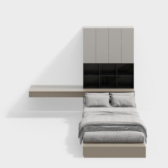 Modern Minimalist Tatami with Desk