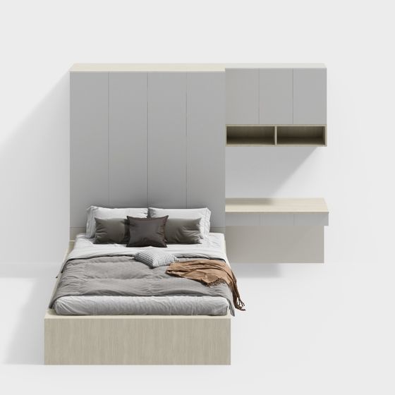 Modern Floating Nightstand 3D model