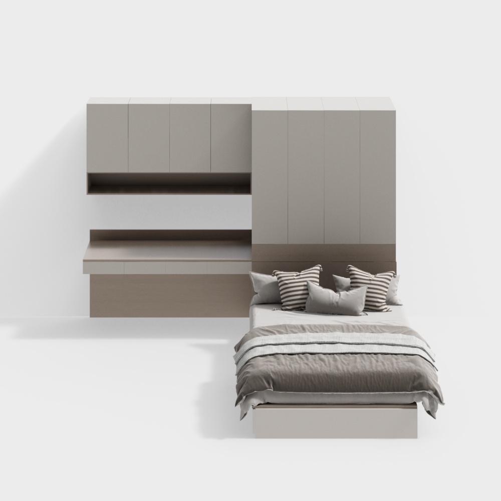 Modern Minimalist Tatami with Desk