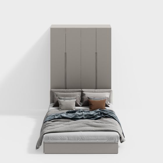 Urban Retreat Bed 3D model