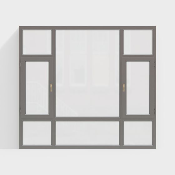 Urban Glass Panel 3D model