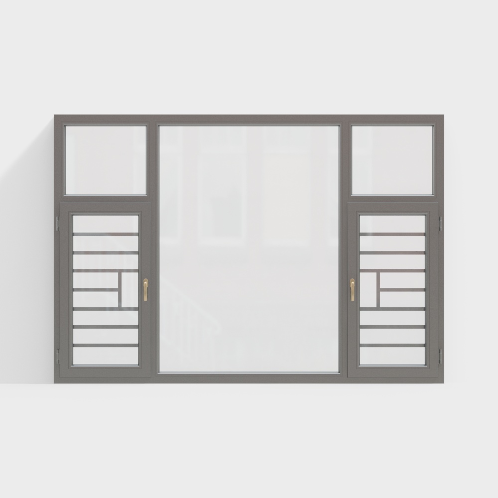 Cửa kính đôi kiểu Trung Quốc mới