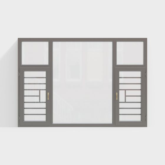 Cửa kính đôi kiểu Trung Quốc mới