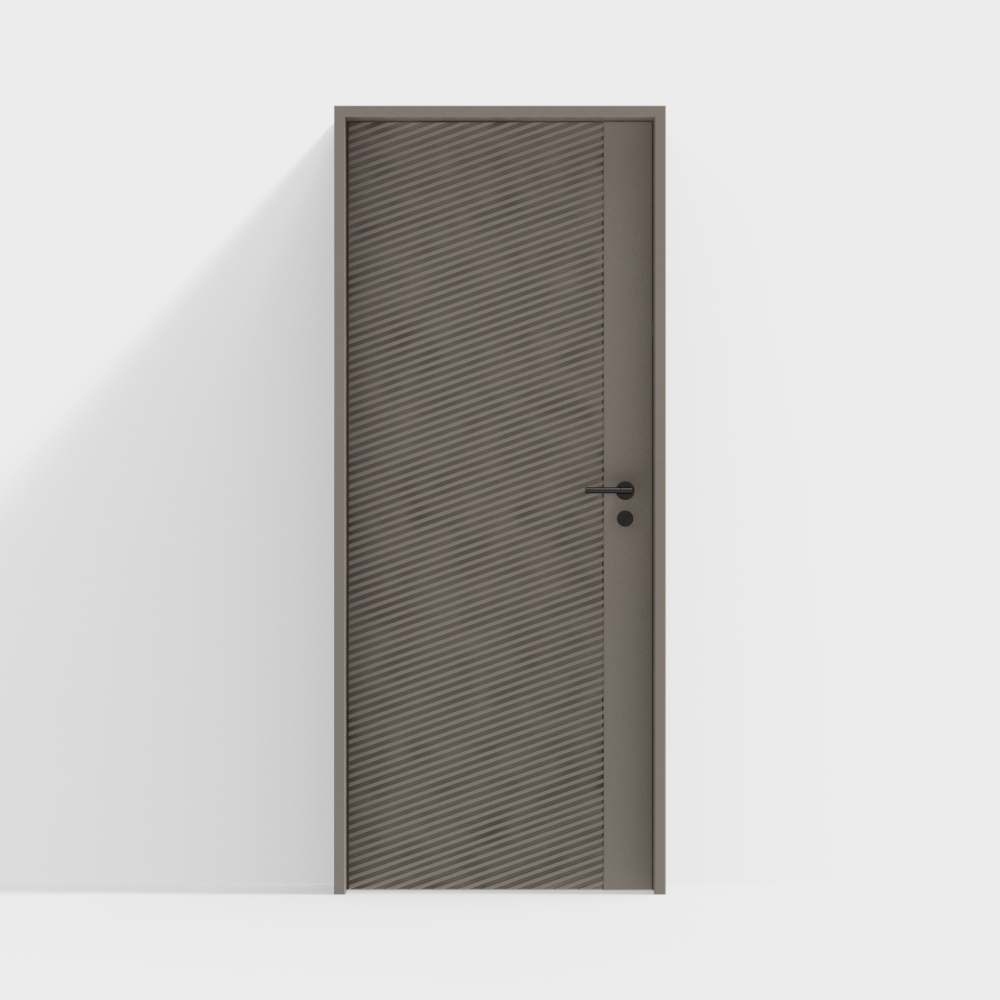 Modern simple entrance door