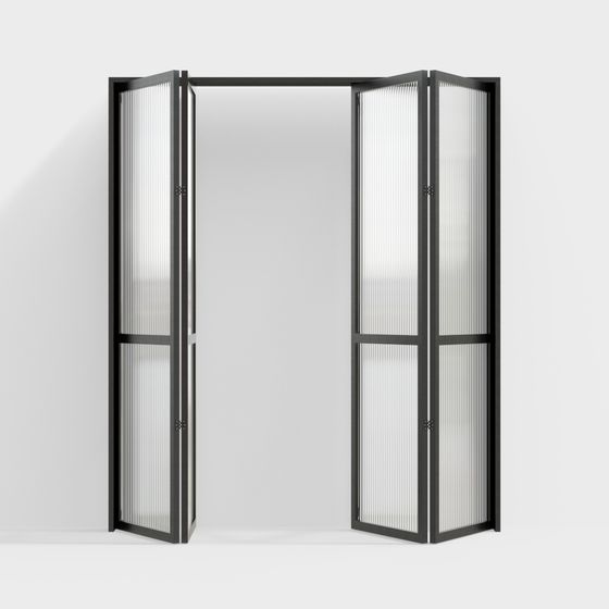 Glass Folding Screen 3D model