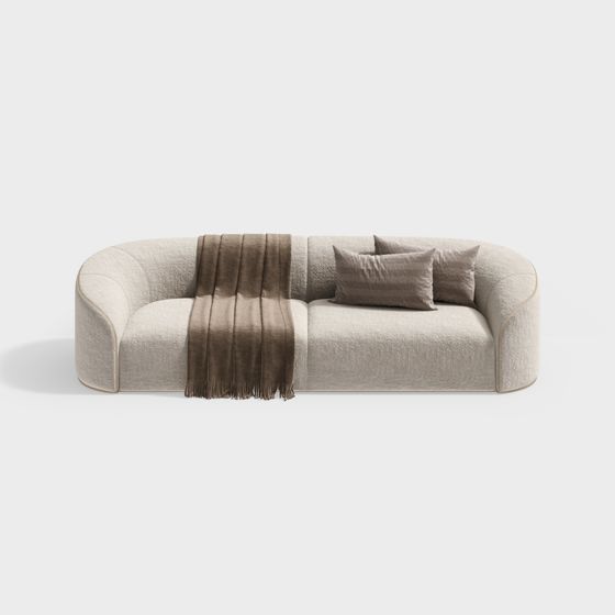 Curve Comfort 3D model Sofa Design