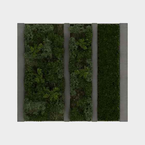 Vertical Garden Wall 3D model for Designers and Developers