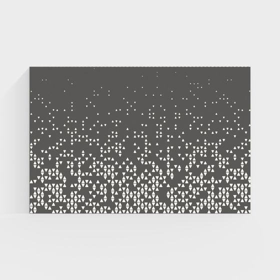 Triangular Forest 3D model for Creative Projects