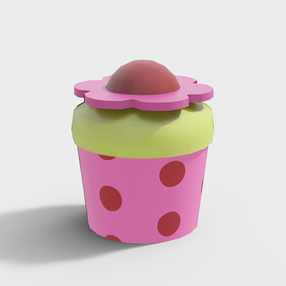 Children's Paper Cupcake Toy