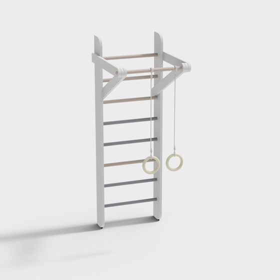 Playful Climbing Frame 3D model for Kids