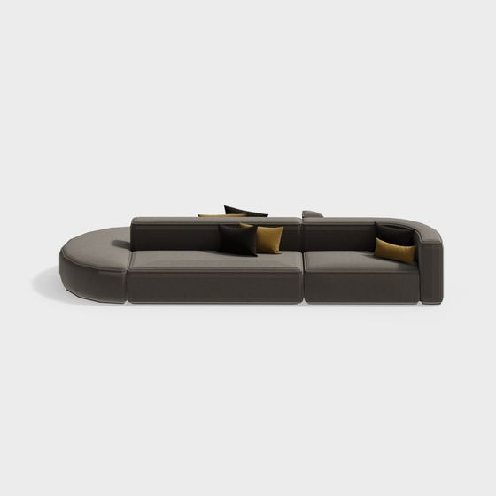 Modern Double-Sided Multi-Person Sofa