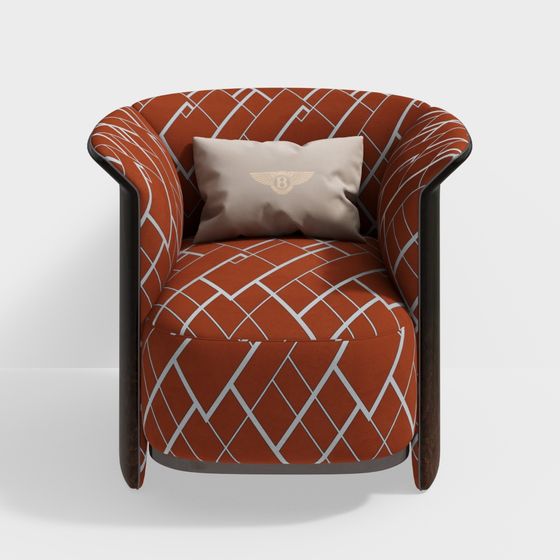 Art Deco Armchair 3D model