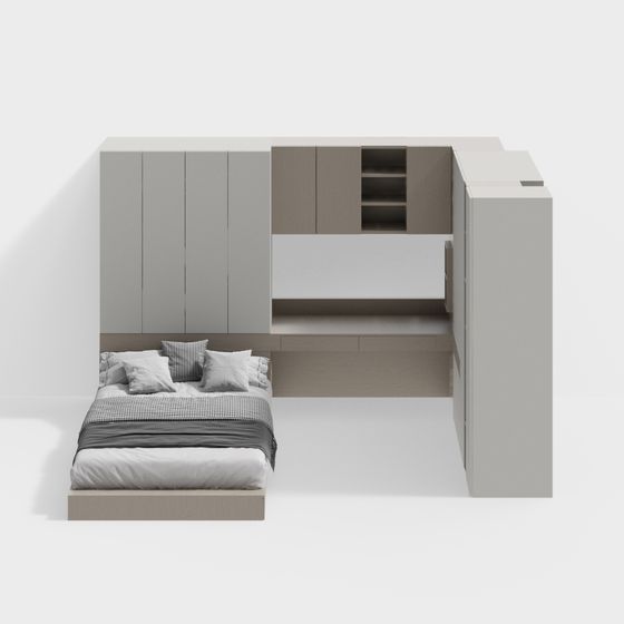 City Cozy Bed 3D model