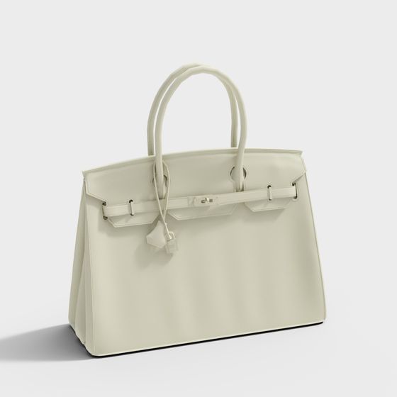 Elegant Low-Poly Handbag 3D model
