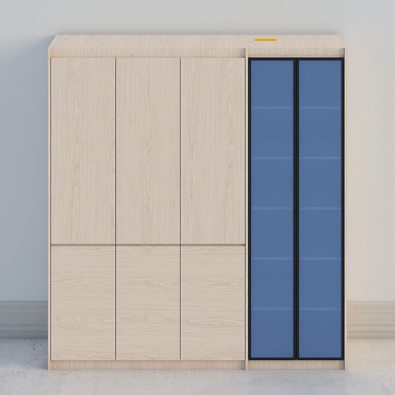 Modern Minimalist Wardrobe 3D model
