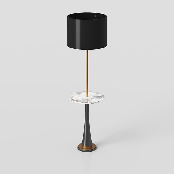 Elegant 3D Floor Lamp Model for Modern Interiors