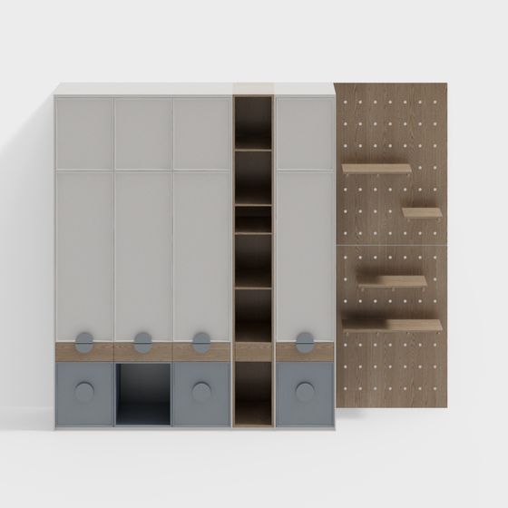 Urban Storage Cabinet 3D model