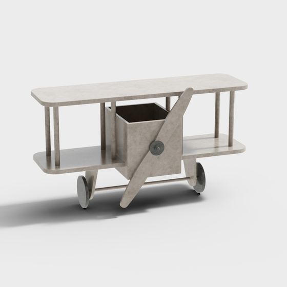 Vintage Airplane 3D model for Creative Projects