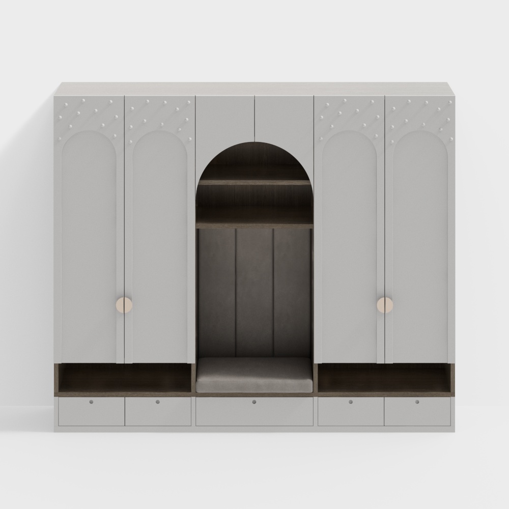 Modern Children's Sectional Color Wardrobe