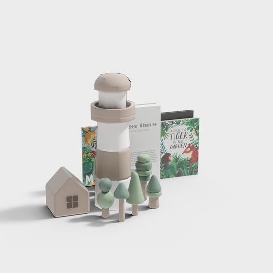 Set di Libri con Blocchi da Costruzione per Bambini